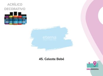 ACRILICO DECORATIVO ETERNA 50 ML 045-CELESTE BEBE