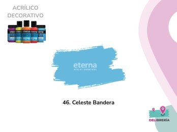 ACRILICO DECORATIVO ETERNA 50 ML 046-CELESTE BANDERA