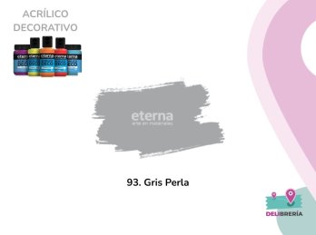 ACRILICO DECORATIVO ETERNA 50 ML 093-GRIS PERLA