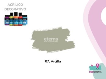 ACRILICO DECORATIVO ETERNA 250 ML 07-ARCILLA