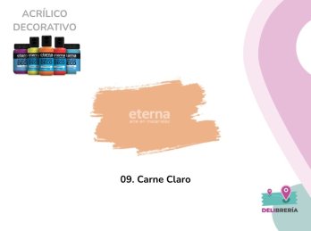 ACRILICO DECORATIVO ETERNA 250 ML 09-CARNE CLARO