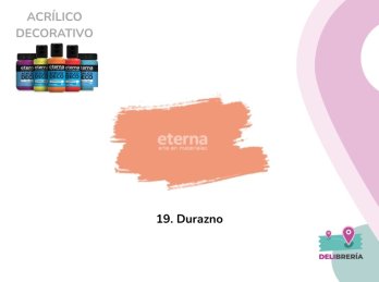 ACRILICO DECORATIVO ETERNA 250 ML 19-DURAZNO