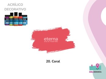 ACRILICO DECORATIVO ETERNA 250 ML 20-CORAL