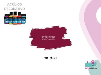 ACRILICO DECORATIVO ETERNA 250 ML 30-ROJO OXIDO