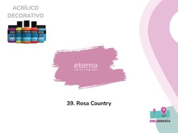 ACRILICO DECORATIVO ETERNA 250 ML 39-ROSA COUNTRY