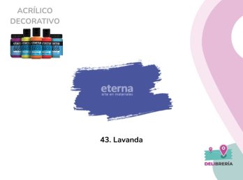 ACRILICO DECORATIVO ETERNA 250 ML 43-LAVANDA