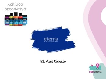 ACRILICO DECORATIVO ETERNA 250 ML 51-AZUL COBALTO
