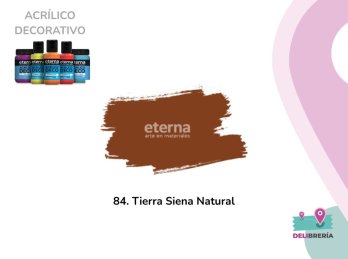 ACRILICO DECORATIVO ETERNA 250 ML 84-TIERRA SIENA NATURAL