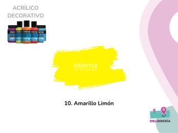 ACRILICO DECORATIVO ETERNA 250 ML 10-AMARILLO LIMON