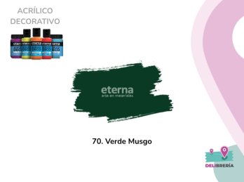 ACRILICO DECORATIVO ETERNA 250 ML 70-VERDE MUSGO