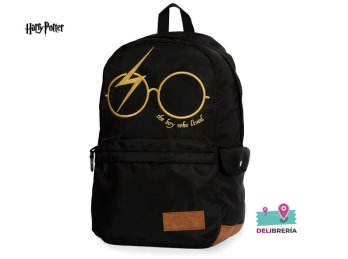 MOCHILA MOOVING HARRY POTTER SCAR ESPALDA 18