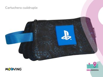 CARTUCHERA CUÁDRUPLE MOOVING PLAYSTATION