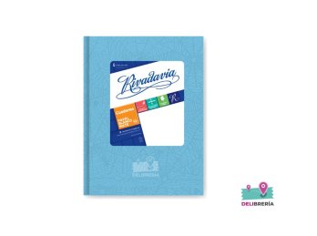 CUADERNO 19X23.5 RIVADAVIA ABC ARAÑA 50 HOJAS CELESTE