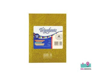CUADERNO TRIUNFANTE 16X21 X 50 HJS AMARILLO